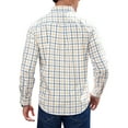 thumbnail image 5 of sogami Men's Plaid Dress Shirts Collar Button Down Casual Shirt for Men, 5 of 9