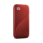 WD 500GB My Passport SSD, Portable External Solid State Drive, Red - WDBAGF5000ARD-WESN