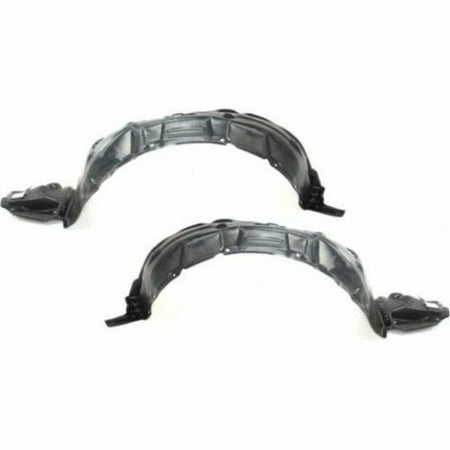 Driver Passenger Side Fender - Parts N Go 2004-2009 Toyota Prius Driver & Passenger Side Fender Liner Splash Guard - TO1250116, 5387647020