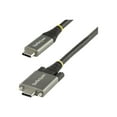 thumbnail image 1 of StarTech.com 3ft 1m Side Screw Locking USB C Cable 10Gbps, USB 3.1/3.2 Gen 2 Type-C Cable, 100W (5A) Power Delivery Charging, DP Alt Mode, Dual Screw Lock, USB-C to C Cord, Charge/Sync - Thunderbolt 3 Compatible - USB cable - 24 pin USB-C (M) straight/locking to 24 pin USB-C (M) straight - USB 3.2 Gen 2 / DisplayPort 1.4 /Thunderbolt 3 - 3.3 ft - 4K support - black, gray, 1 of 8