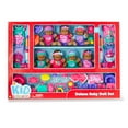 Kid Connection Deluxe 9" Baby Doll Play Set, 48 Pieces, African American Doll Playset