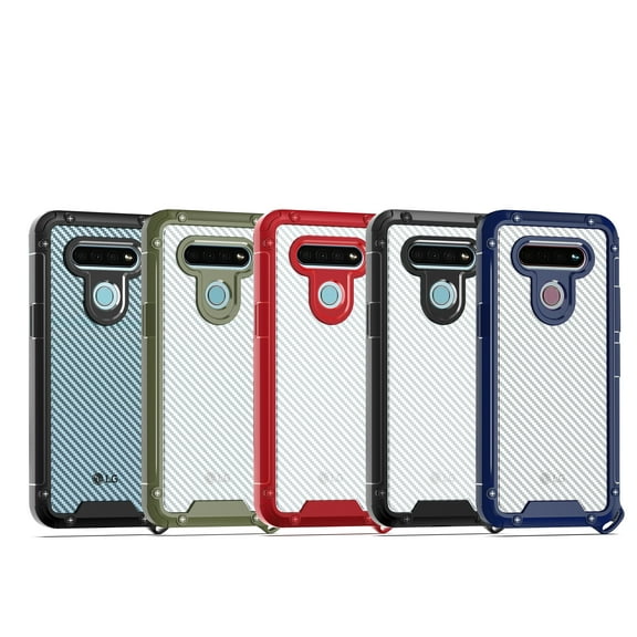 LG K51 Phone Case, Slim Protective Multi-Function for LG K51 Phone Case, Black