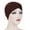 Coffee, variant on Kiplyki Women Solid India Hat Muslim Ruffle Cancer Chemo Beanie Turban Wrap Scarf Cap