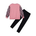 thumbnail image 3 of Usaibhir Girls Clothes Girl Print Long Sleeve Pullover Sweatshirt and Leggings 2PC Girls Outfits Fall 6-14T, 3 of 13