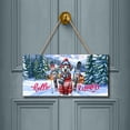 thumbnail image 2 of Hello Welcome Winter The Ski Dalmatian Snowy Day Landscape Wood Sign Dog Lover Hanging Wall Home Decor - 13013, 2 of 5