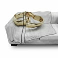 thumbnail image 3 of Engagement Party Soft Flannel Fleece Blanket, Realistic Illustration 3D Style Image Heart Shaped Engagement Rings, Cozy Plush for Indoor and Outdoor Use, 50" x 70", Beige and White, by Ambesonne, 3 of 6