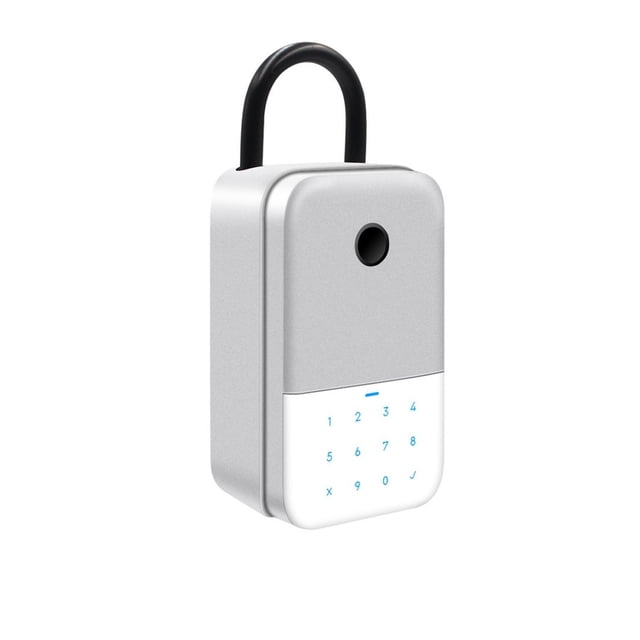 Key Safe ,TTlock Fingerprint Digital Key Box App Remote Unlock Wall Mount Security Lock Box Safety Box Padlock ,Strong Secure