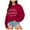 Brick Red, variant on Fiaer Womens Pullover Sweatshirts Christmas Cute Funny Graphic Plus Size Crew Neck Long Sleeve Baggy Casual Fashion Tops White XL