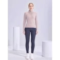 thumbnail image 4 of Womens Full Zip Running Track Jacket Workout Slim Fit Yoga with Thumb Holes Camel Color XL, 4 of 8