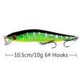 thumbnail image 3 of Señuelo de pesca biónico de 10,5 cm/10g, ojos 3D, señuelo de pez duro para pesca de Lucio, carpa, lubina, 3 of 8