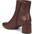 thumbnail image 4 of Naturalizer Womens River Heeled Ankle Boot Cabernet Sauvignon Red Leather 10M, 4 of 5