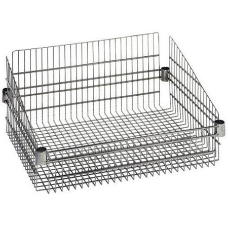 

Wire Shelving Chrome Post Basket - 24 x 24 in.