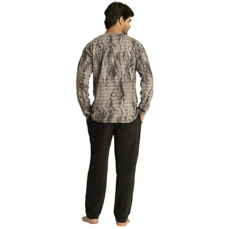 Pijama Micro Polar Hombre Invierno 235 C2 Talla L Top Lider.cl