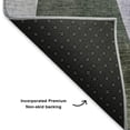 thumbnail image 5 of Addison Rugs Mayfield Premium Machine Washable Transitional Swirls Olive Rectangle Rug, 9' x 12', 5 of 7