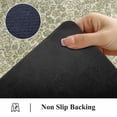 thumbnail image 6 of Kitchen Mat Set of 2 Non Slip Waterproof Kitchen Rugs, Washable Low Profile Floor Mats 17"x28" + 17"x48", Oriental Medallion Soft Mats for Sink, Laundry Room & Entryway, 6 of 6
