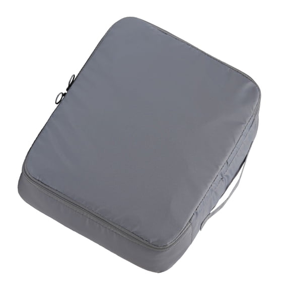 Geemin Foldable Breathable Mesh Garment Organizers 3 Compartment Luggage Storage Bag for Travel Accessory