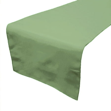 

Poplin Table Runner Solid Sage