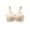 Beige, variant on Jsaierl Womens Bras Wirefree Lift T-shirt Bras Seamless Padded Bralettes Stretch Daily Full Figure Bras