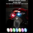 thumbnail image 2 of 4 Pcs Wireless Strobe Lights with Remote Control, 7 Colors USB Rechargeable High Brightness Flashing Lights for Car, 2 of 5