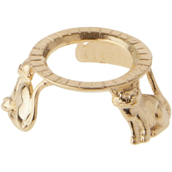 Bard's Gold-toned Egg Stand/Holder, Cats, 0.875" diameter (Fits Hen Sized Eggs), Pack of 12