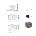 thumbnail image 4 of Wosthever Soporte para postres en forma de cubo con elevadores de buffet para dulces y objetos de colección, accesorios para soportes de tartas, Decoración del hogar, 4 of 6