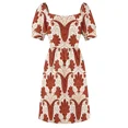 thumbnail image 6 of Blacksburg - Indian Flower Sleeveless Dress women clothes, 6 of 7