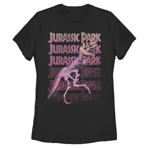 Womens Jurassic World T. Rex Skeleton T Shirt