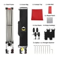 thumbnail image 2 of CROWN SHADES 8x8 Pop Up Canopy with 1 Side Wall One Push Setup Easy Outdoor Sun Shade for Events Parties Camping Red, 2 of 6