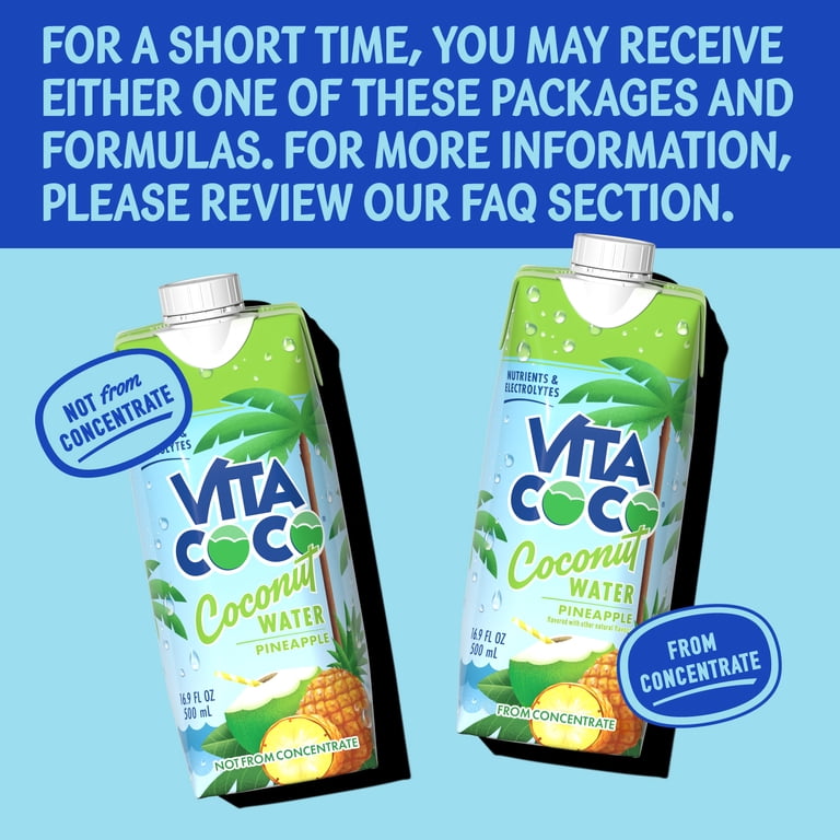 Vita Coco Pineapple Coconut Water, 16.9 fl oz, 12 Pack photo 3