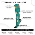 thumbnail image 3 of Bixox Cartoon Dogs Print Compression Socks,Compression Socks Women & Men Circulation for Medical,Running,Athletic, 3 of 7