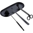 thumbnail image 1 of Black 4 In 1 Candle Accessory Set Candle Wick Trimmer Candle Cutter Candle Snuffer Candle Wick Dipper With Gift Package For Candle Lover, 1 of 5