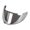 Silver, variant on Motorcycle Helmet Visor Wind Shield Anti Scratch PC Material for XG-1 FP-03 AIS R1-619 Motorbike Riders