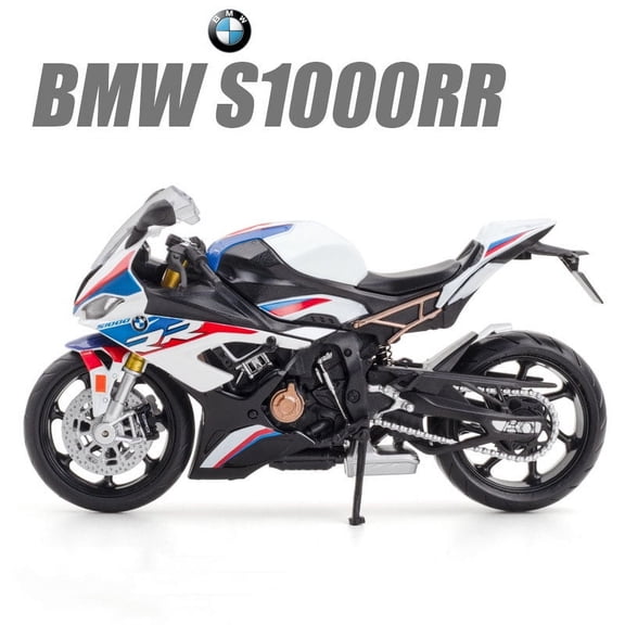 Scale 1:12 BMW S1000RR Honda CBR1000RR Alloy Diecast Motorcycle Car Miniature Model Toys Wheel Steering Vehices for Boys Gifts