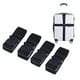 thumbnail image 2 of 4pcs Fuerte viaje PP Portátil Equipaje Correa Maleta Embalaje Correa fija Accesorios de seguridad ajustables Suministros Productos (negro), 2 of 6