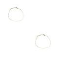 thumbnail image 3 of ZLight Collier Chaîne Perle Gypsophile Or Argent Universel Accessoire de Mode Ras-du-Cou Colliers pour Adolescentes Or 2 Ensembles, 3 of 6