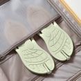 thumbnail image 6 of oqasdz Women Slippers Travel Portable Flip Flops Indoor Outdoor Bathroom Shower Shoes Sandals with Flat Sole for Beach Pool,Green, 6 of 6