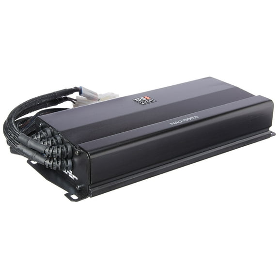 MB Quart NA2-500.5 Compact 400 watt Mono Powersports Amplifier to for a subwoofer, Black (NA25005)