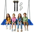 thumbnail image 3 of KloKick 60" LED Tree Swing for Kids & Adults, Waterproof 900D Oxford Outdoor Platform Swing with 9.8FT Hanging Straps, 3 of 10