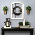 thumbnail image 3 of Open Box Stratton Home Decor Gather Bronze Wreath Window Wall Decor, 3 of 5
