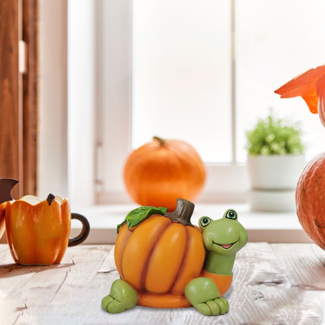 Statue d'Halloween Halloween Foxs Tortoise Owl Statue Ornements Expressifs