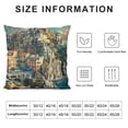 thumbnail image 6 of Acheng Italy Amalfi Coast City Throw Pillow Cover Seascape House Mountain Ocean Beach Folk Boat Sunny Trees Scenery Pillow Case Decorative Men Women Room Cushion Cover for Home,2 Pcs White, 6 of 6