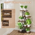 thumbnail image 2 of Soporte para Plantas de Interior EVAWOO con Luces de Cultivo, 44 cm de Alto, 5 Niveles, 2 of 8