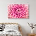 thumbnail image 2 of IDEA4WALL Canvas Wall Art Blooming Pink and Magenta Dahlia Pinnata Floral Flower Photography Realism Modern Closeup Colorful for Living Room, Bedroom, Office - 16"x24", 2 of 5
