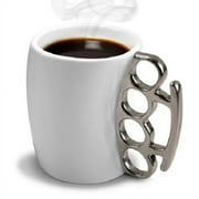 Fred & Friends Fisticup Metallic-Handled Ceramic Mug