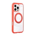 thumbnail image 6 of for iPhone 12 Pro Max Magnetic Kickstand Clear Case, [Compatible with MagSafe] Shockproof Slim Transparent Glossy Case with 360° Ring Stand Soft TPU Protective Cover for iPhone 12 Pro Max, Red, 6 of 7