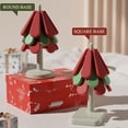 thumbnail image 4 of Posavasos con forma de árbol de Navidad, juego de salvamanteles con 3 agarraderas resistentes al calor, posavasos plegables antideslizantes, decoración navideña para el hogar, protección de mesa para, 4 of 7