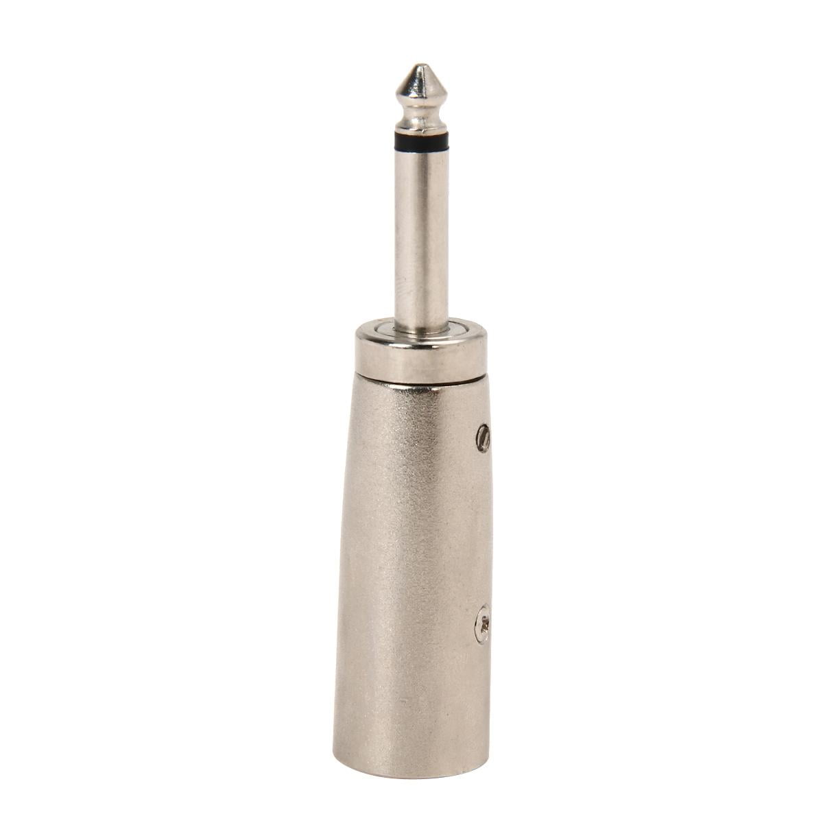 Adaptador de conector macho de 3 pines XLR macho a 635 mm Adaptador de ...