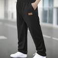 thumbnail image 2 of USNSM Men's Summer Thin Athletic Sweatpants Active Workout Jogger Pants with Pockets Tapered Drawstring Gym Running Track Pants Black XXXL, 2 of 9