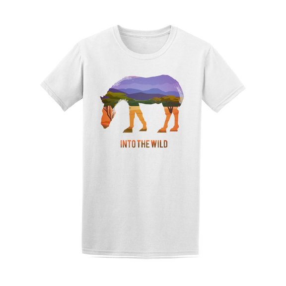 Into The Wild Africa Tee. Men's -Image by Shutterstock