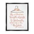 thumbnail image 2 of Stupell Industries Proverbs Verse Uplifting Religious Calligraphy Floral Design Graphic Art Luster Gray Floating Framed Canvas Print Wall Art, Design by Imperfect Dust, 2 of 5